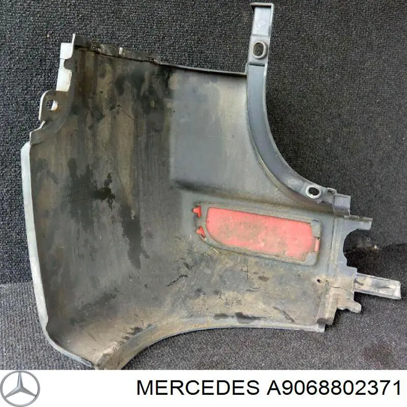 Parachoques trasero, parte derecha Mercedes A9068802371 precio, desde 18,85 EUR
