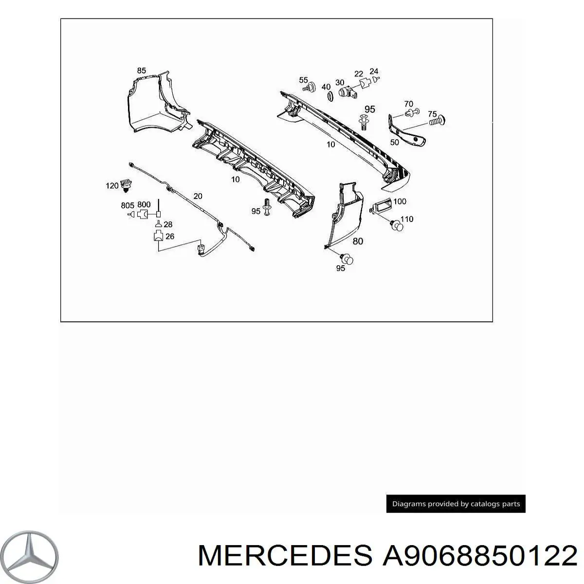  Mercedes 9068850122 precio, desde 25,75 EUR