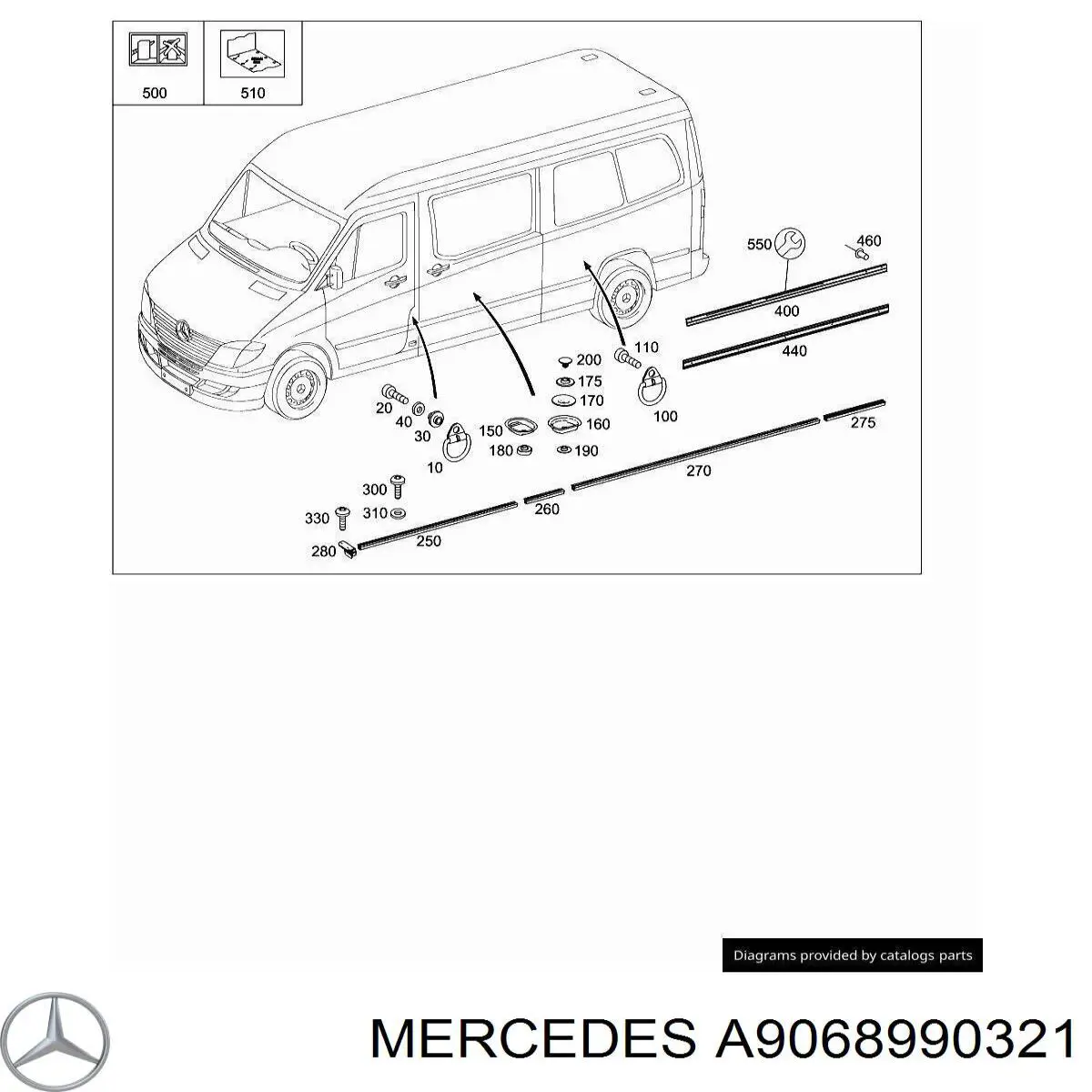  Mercedes A9068990321 precio, desde 12,40 EUR