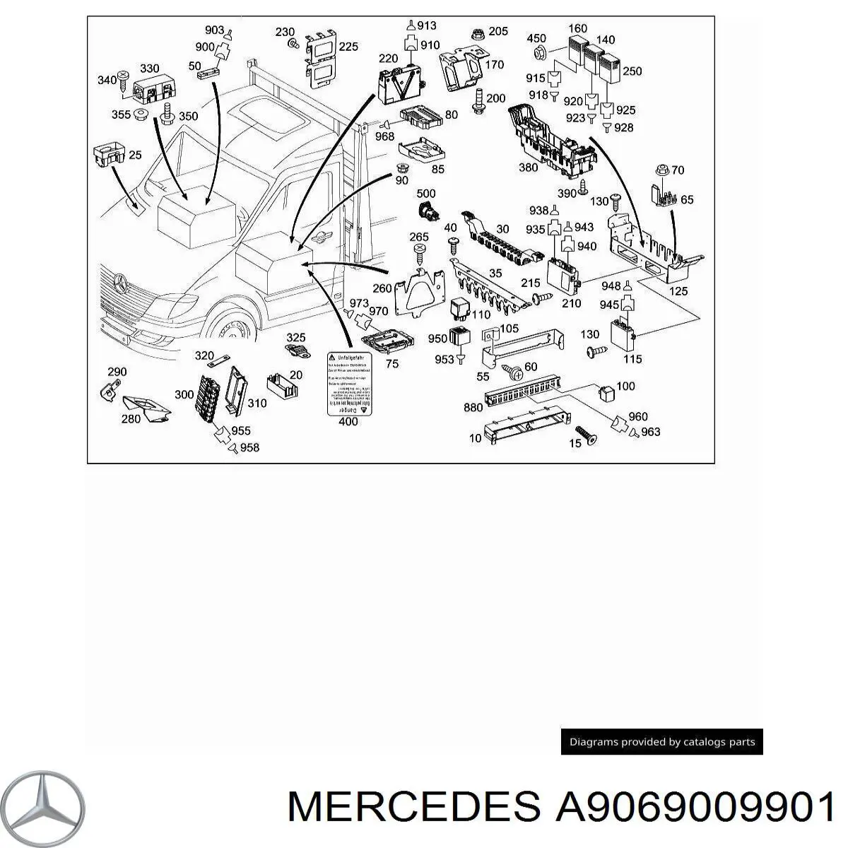 A9069009901 Mercedes