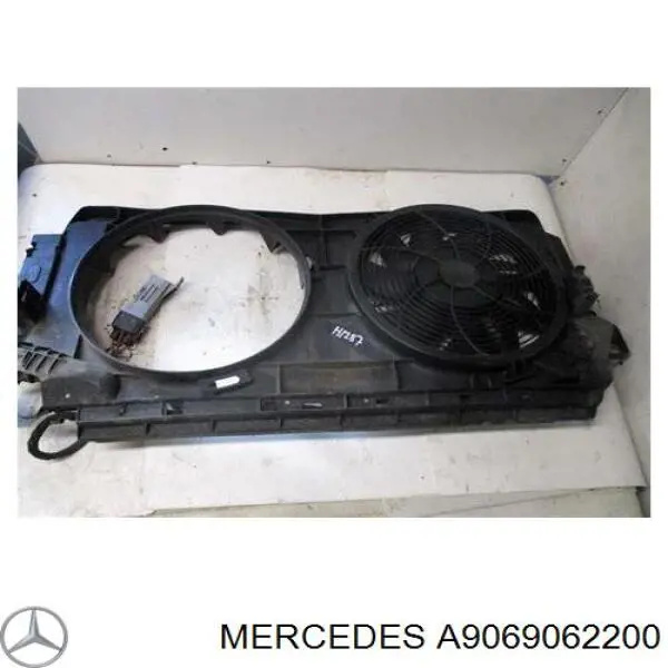 A9069062200 Mercedes rodete ventilador, refrigeración de motor