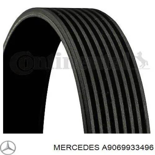 0019930196 Mercedes correa trapezoidal