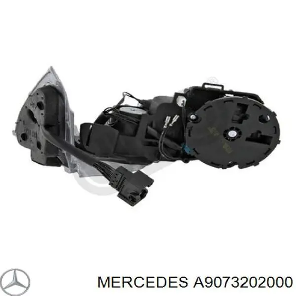 Amortiguador trasero A9073202000 Mercedes