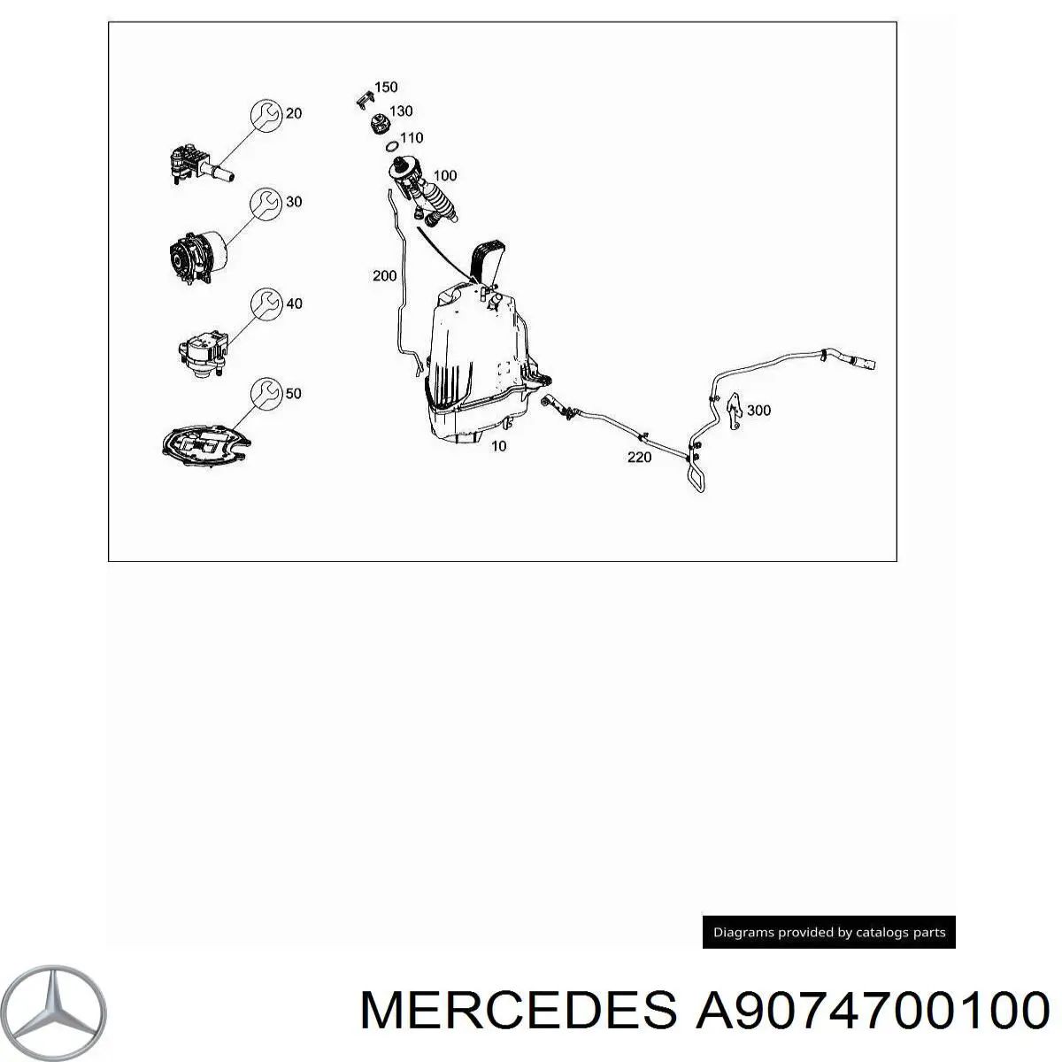 A9074700100 Mercedes