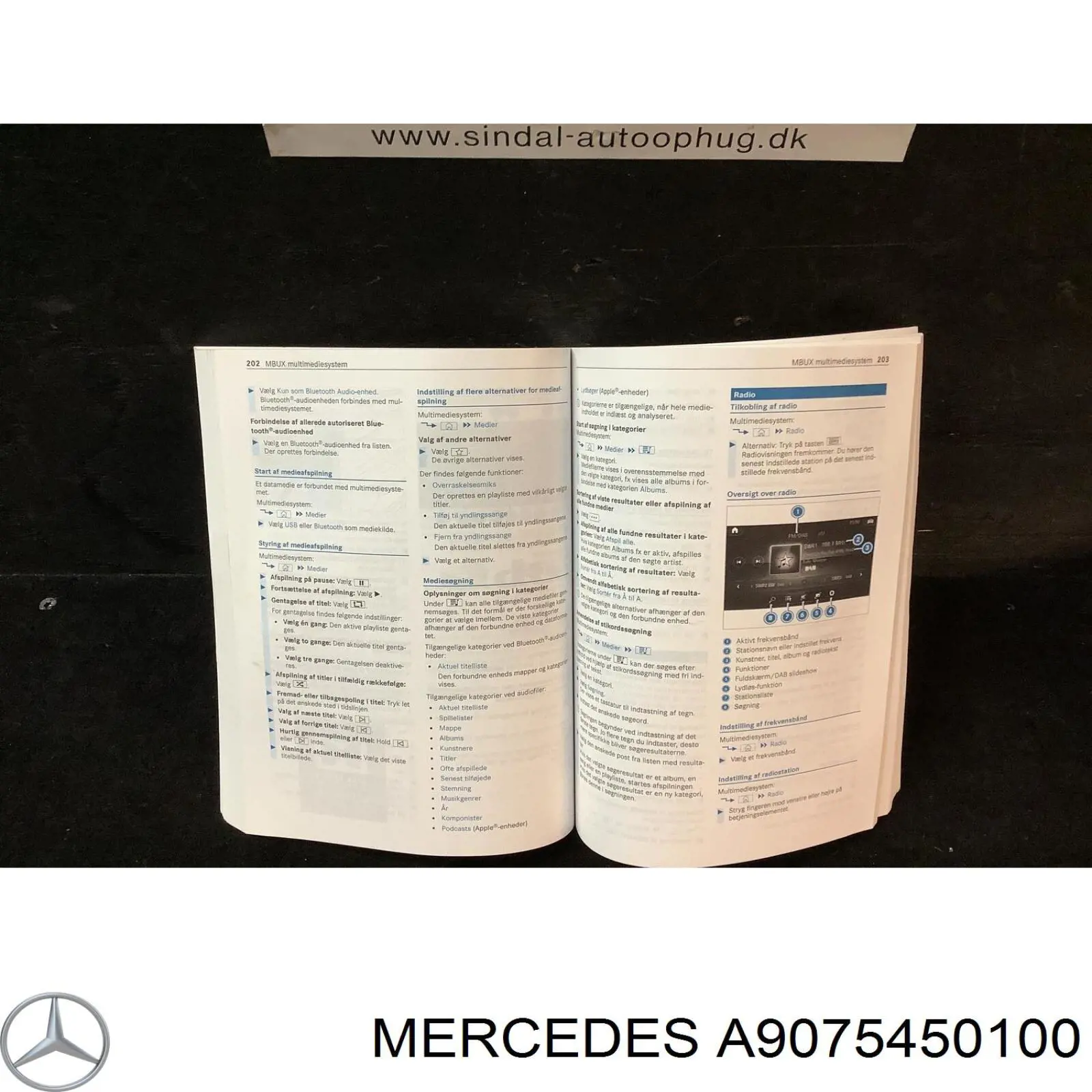 A9075450100 Mercedes Caja de relés y fusibles