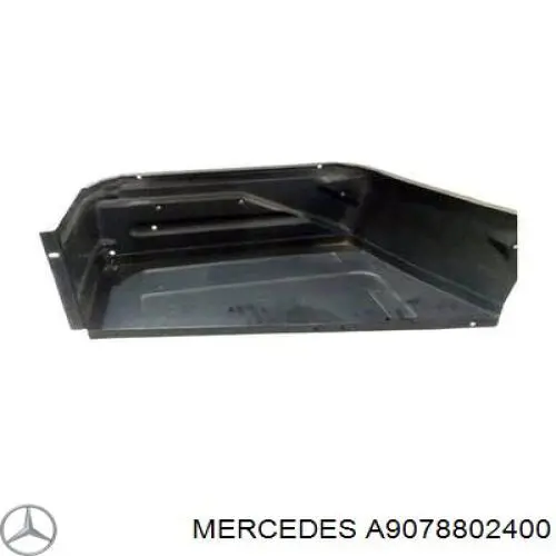 A9078802400 Mercedes Soporte de parachoques delantero izquierdo
