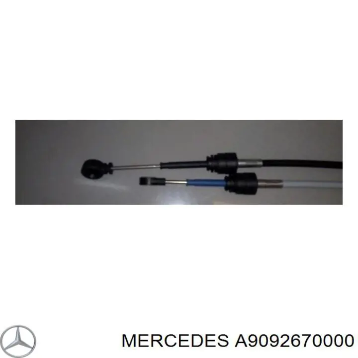 A909267000028 Mercedes cables de accionamiento, caja de cambios