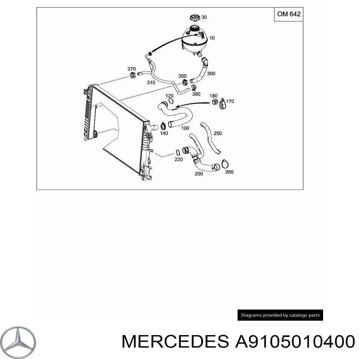Botella de refrigeración para Mercedes Sprinter (907, 910)