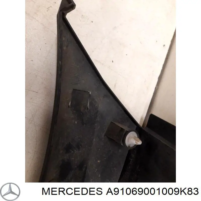 Comprar A91069001009K83 Mercedes Moldura de guardabarros delantero derecho