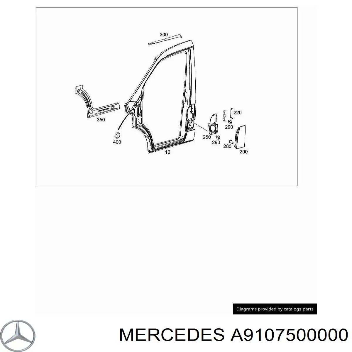 Tapa tanque combustible para Mercedes Sprinter III 3,5-t 907, 910