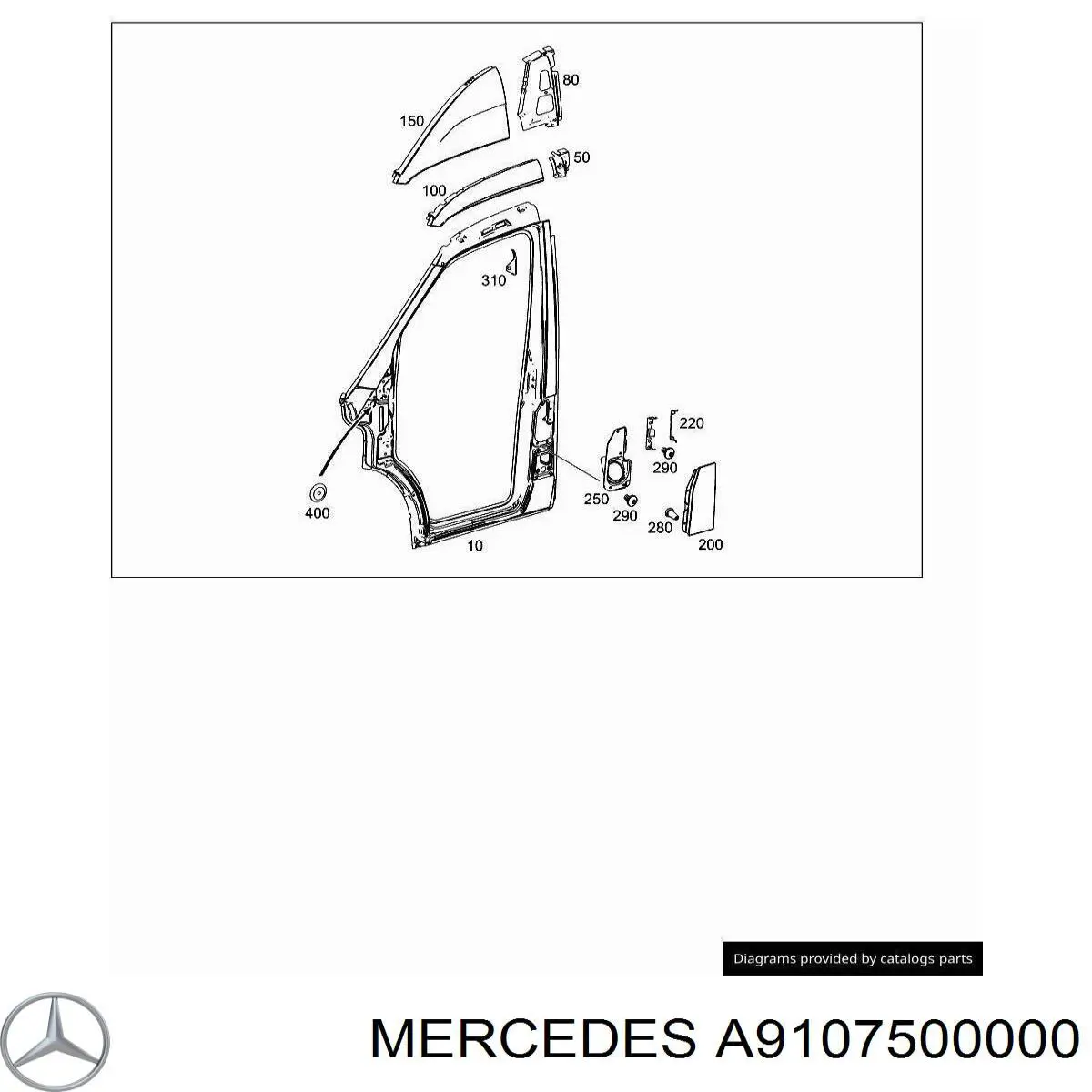 Tapa de la gasolina (depósito de combustible) Mercedes Sprinter 3,5-t (907, 910)