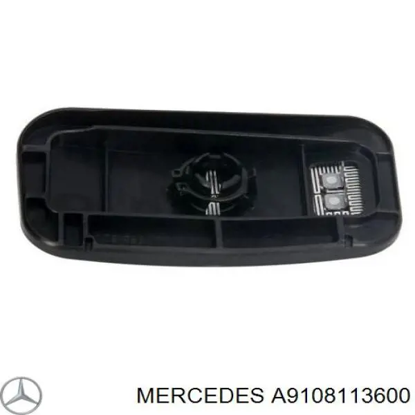 9108113600 Mercedes cristal de espejo retrovisor exterior derecho