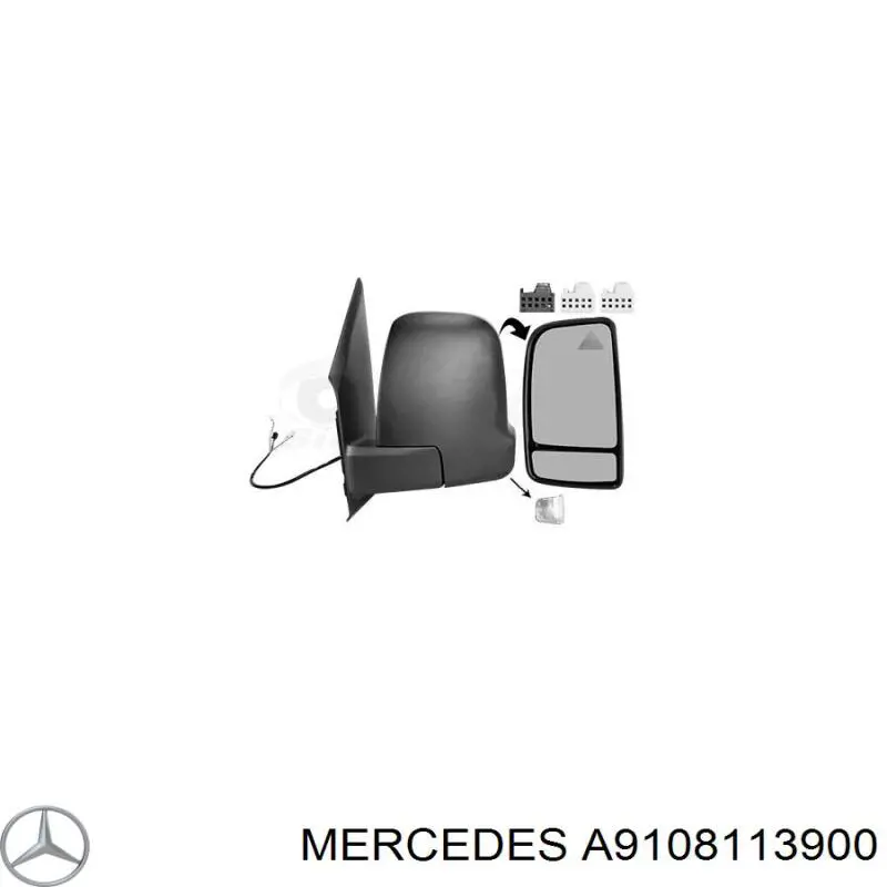 Soporte, retrovisor exterior izquierdo para Mercedes Sprinter (907)