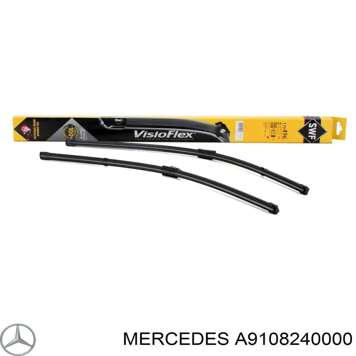 Escobilla del limpiaparabrisas del lado del conductor Mercedes A9108240000 precio, desde 29,01 EUR