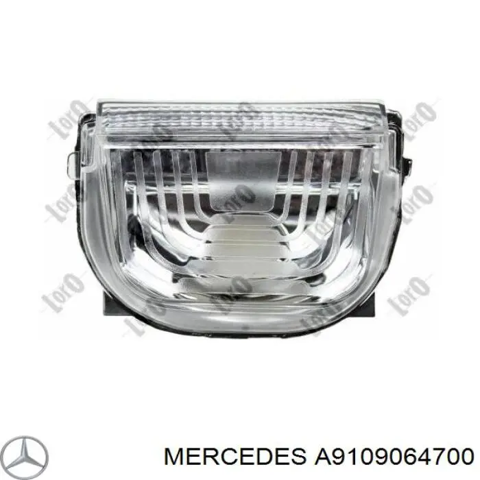 A9109064700 Mercedes luz intermitente de retrovisor exterior izquierdo
