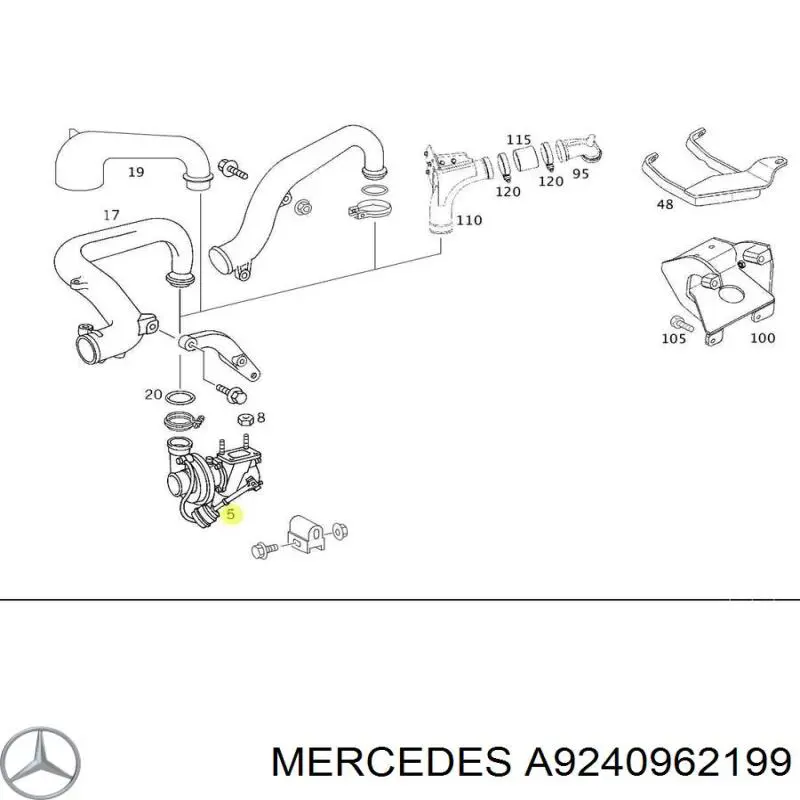 Comprar A9240962199 Mercedes Turbo de coche