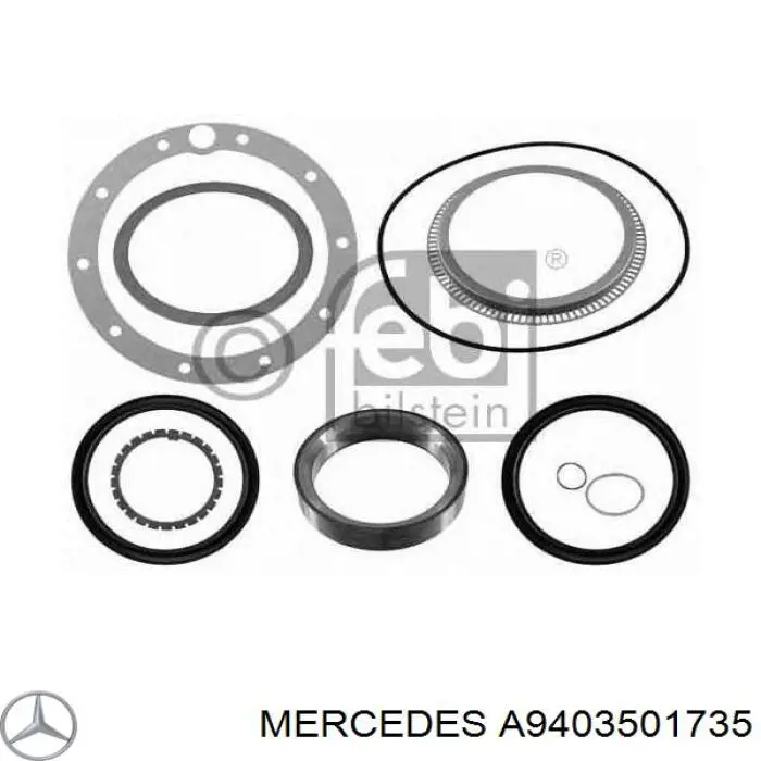 A940350173506 Mercedes kit de reparación de buje trasero