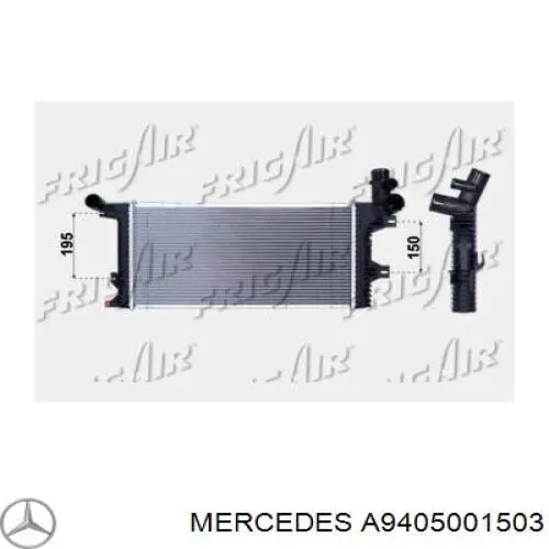 Água radiador Mercedes A9405001503 precio, desde 482,76 EUR