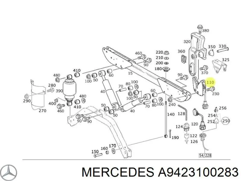 Comprar A9423100283 Mercedes Cerradura de cabina
