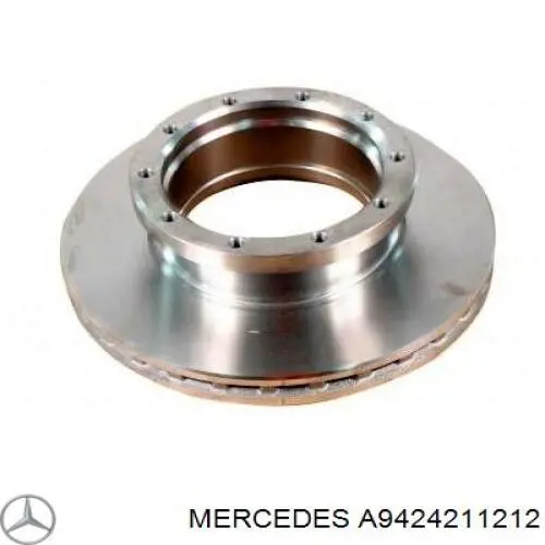 A9424211212 Mercedes disco de freno delantero