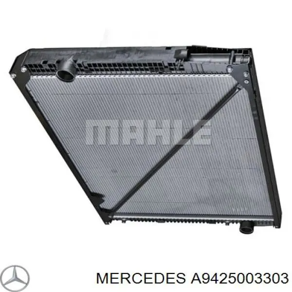 A9425003303 Mercedes radiador refrigeración del motor