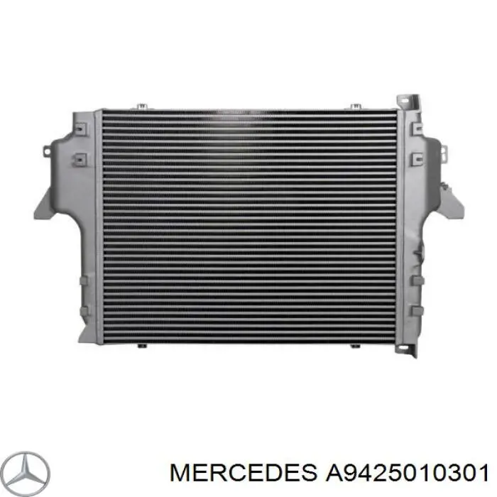 A9425010301 Mercedes radiador de aire de admisión