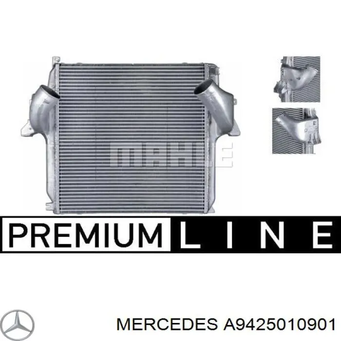 A9425010901 Mercedes Radiador de intercooler