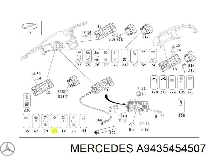 A9435454507 Mercedes