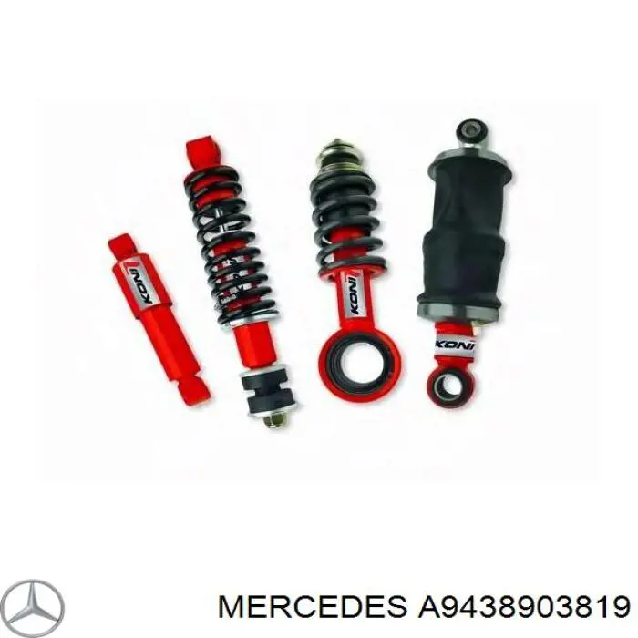 6628900119 Mercedes amortiguador de cabina (truck)