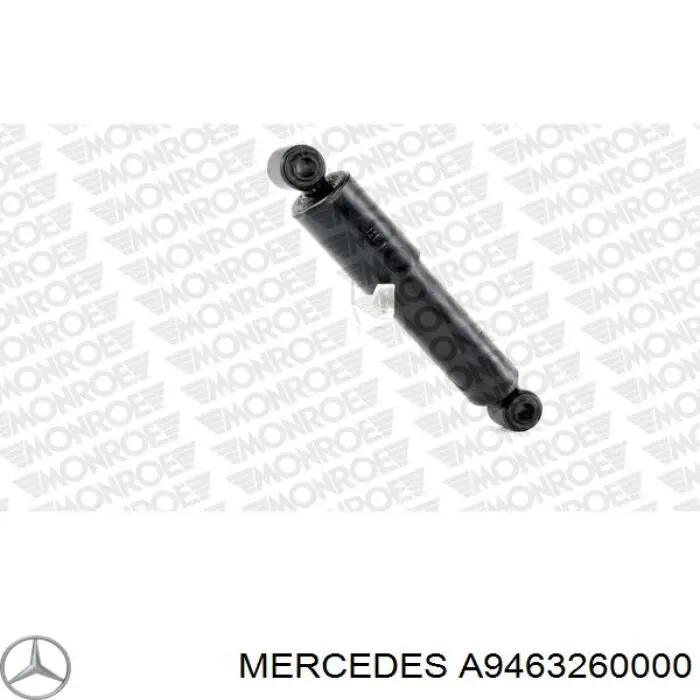 9463260100 Mercedes amortiguador trasero