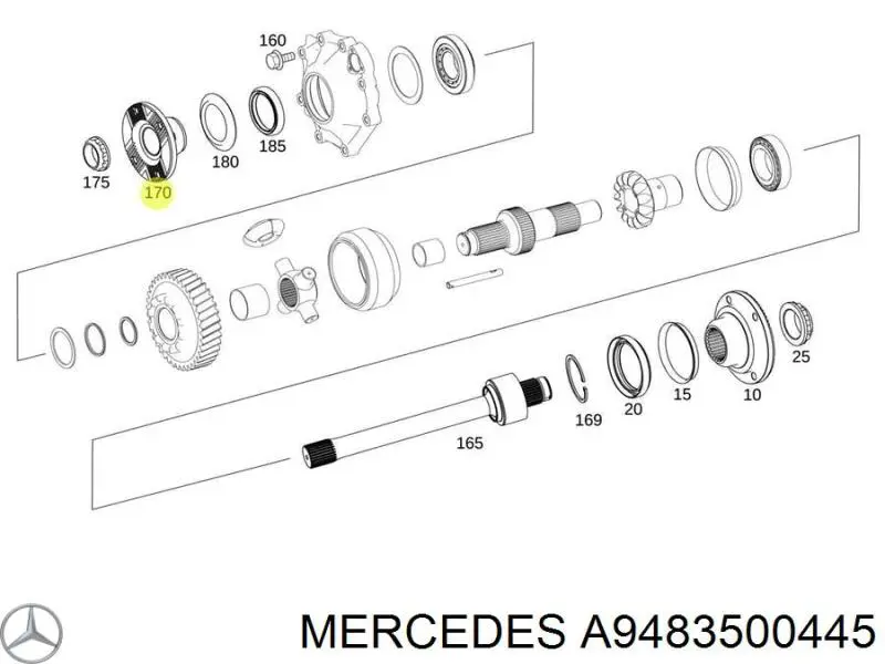 A9483500445 Mercedes