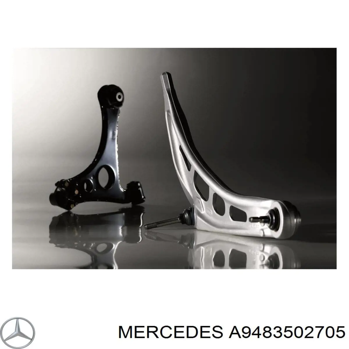 A9483502705 Mercedes barra oscilante, suspensión de ruedas, brazo triangular