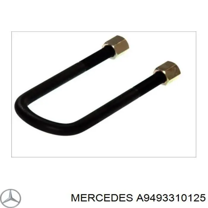 A9493310125 Mercedes brida de ballesta