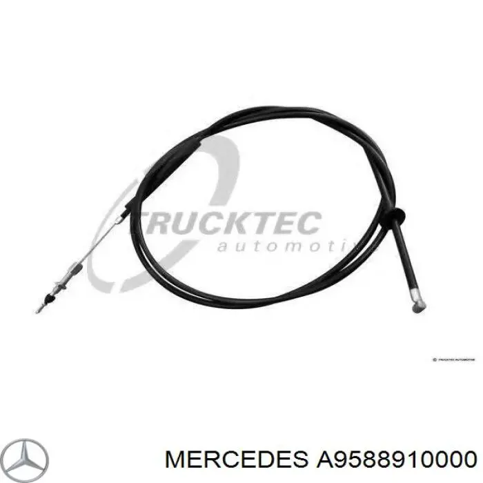 Cable de capó del motor A9588910000 Mercedes