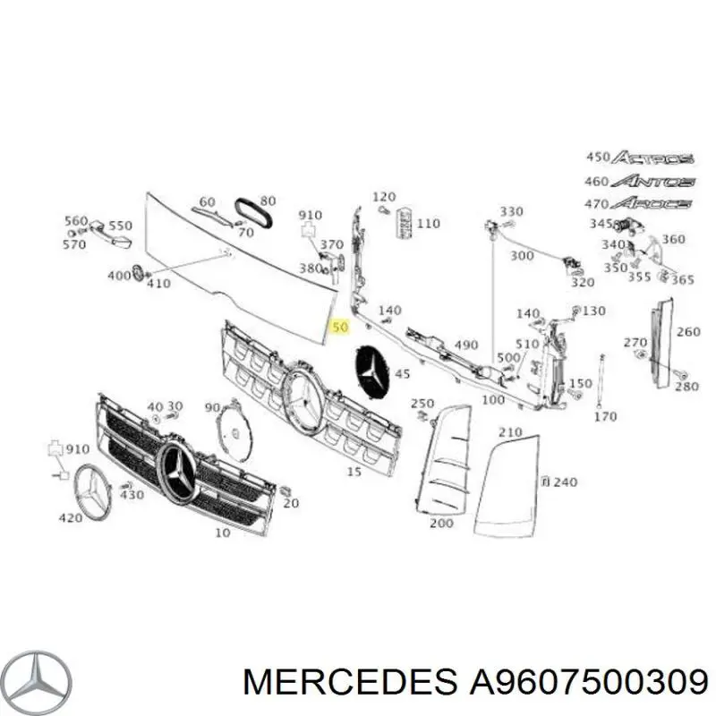 A9607500309 Mercedes