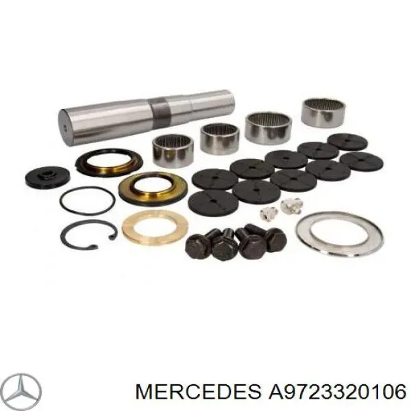 Juego de reparación de pivote de muñón de dirección Mercedes A9723320106 precio, desde 64,23 EUR