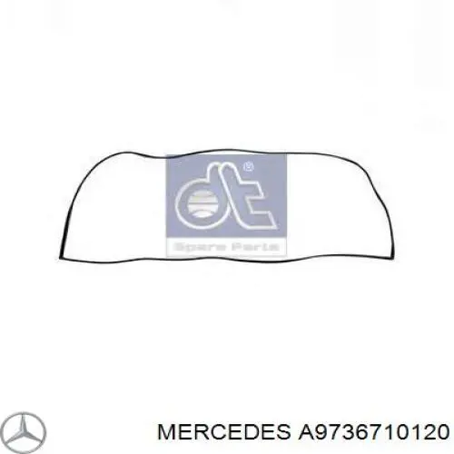 Moldura de parabrisas Mercedes A9736710120 precio, desde 43,40 EUR