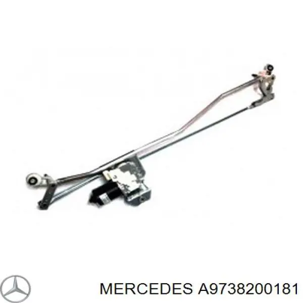 A973820018164 Mercedes varillaje lavaparabrisas