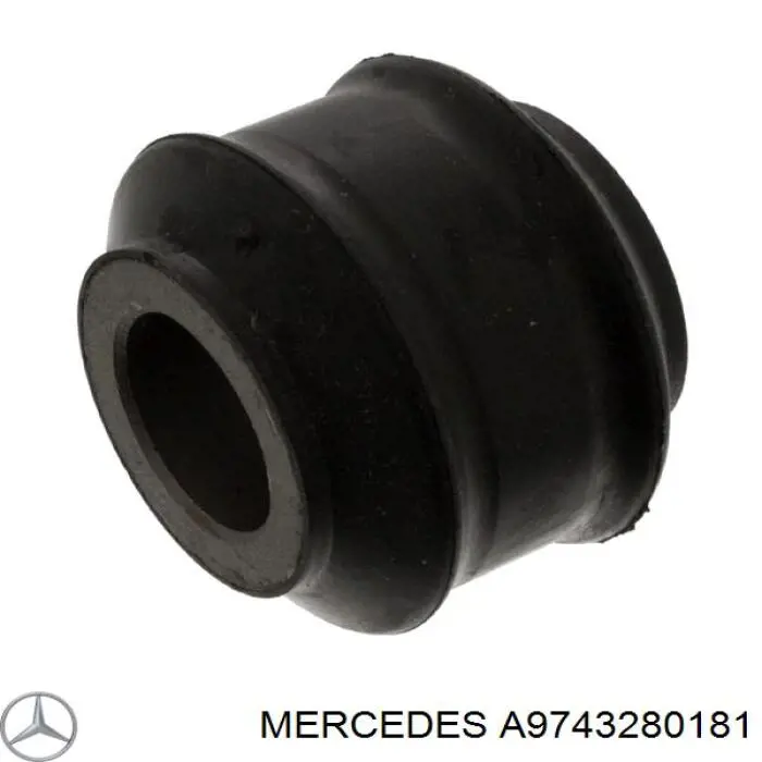 Casquillo de bieleta estabilizadora delantera A9743280181 Mercedes