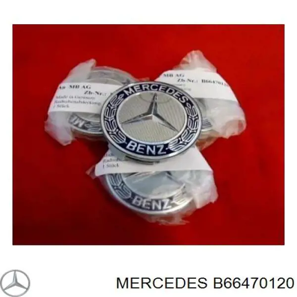 B66470120 Mercedes tapacubos de ruedas