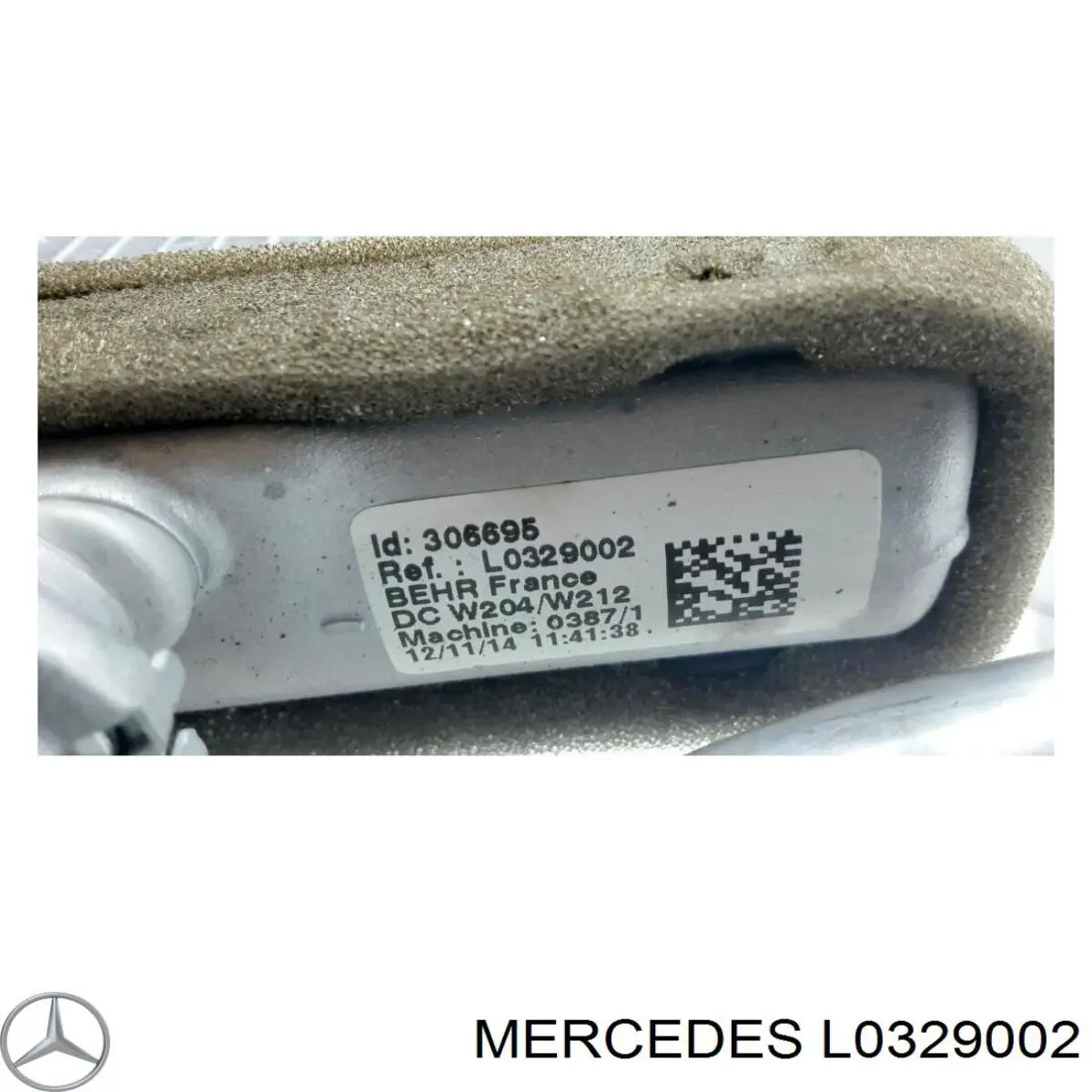 L0329002 Mercedes Radiador interior