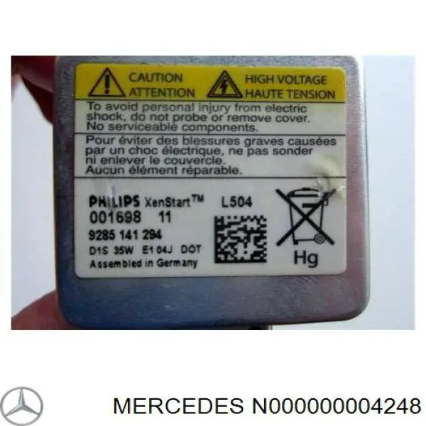Comprar N000000004248 Mercedes Bombilla de xenón