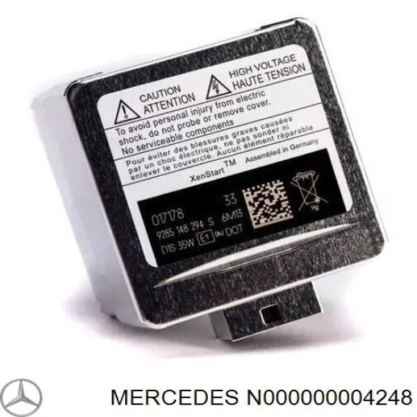 Bombilla de xenón Mercedes N000000004248 precio, desde 56,76 EUR