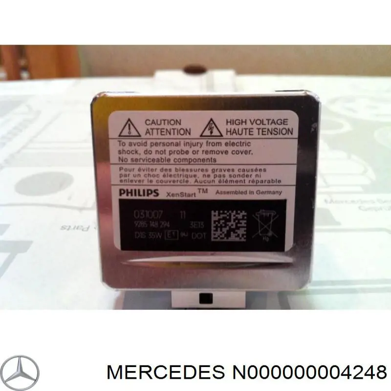 Bombilla de xenón N000000004248 Mercedes