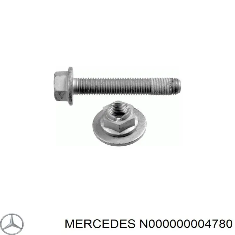 N000000004780 Mercedes perno de fijación, brazo oscilante delantera, inferior