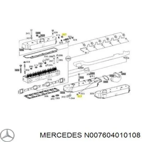 N007604010108 Mercedes 