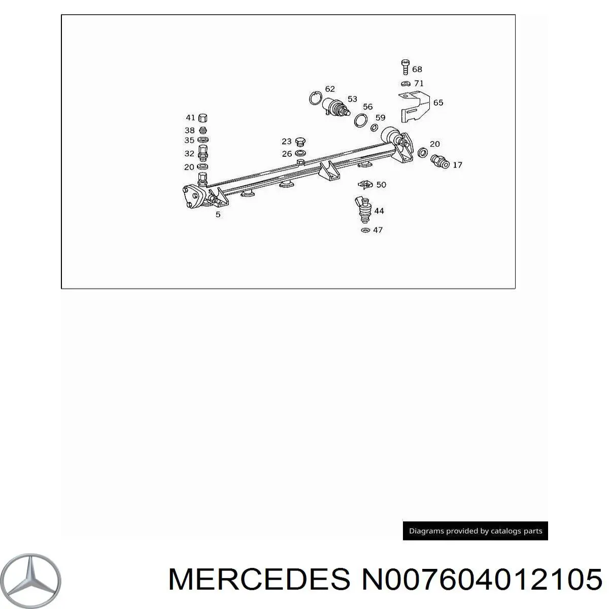  Mercedes N007604012105 precio, desde 4,54 EUR