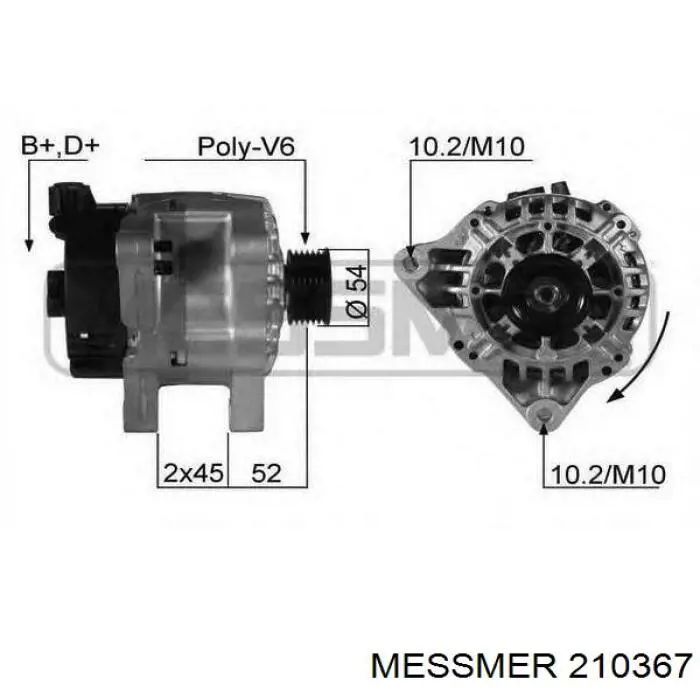 210367 Messmer alternador