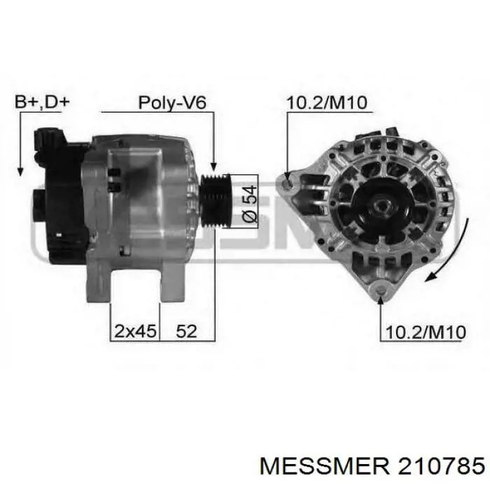 07C903021NX VAG alternador