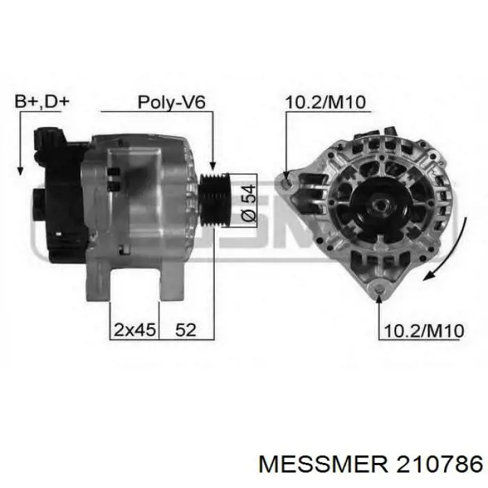 210786 Messmer alternador
